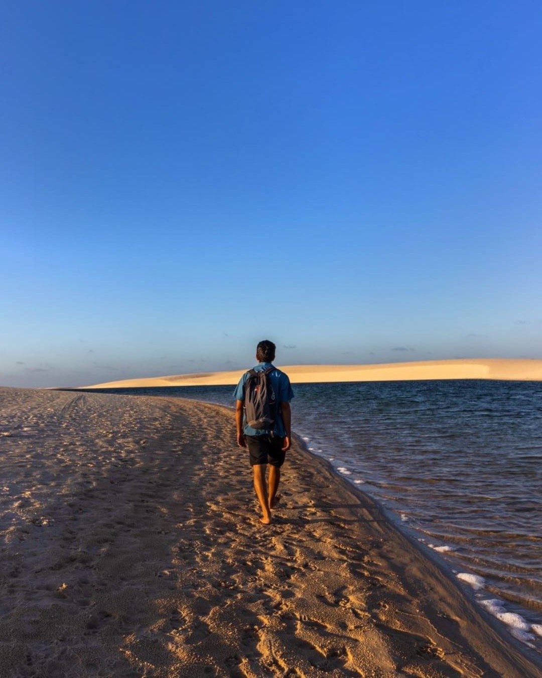 Wanderson Aguiar nos Lençóis Maranhenses